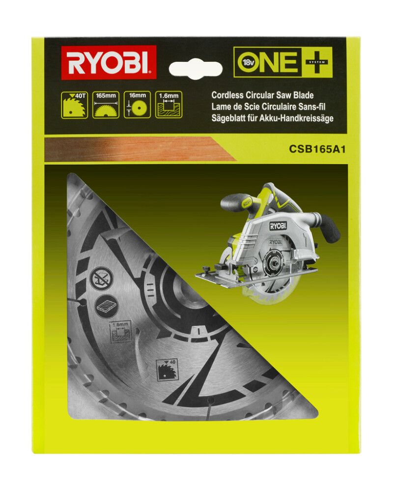 Sahanterä Ryobi 165 mm