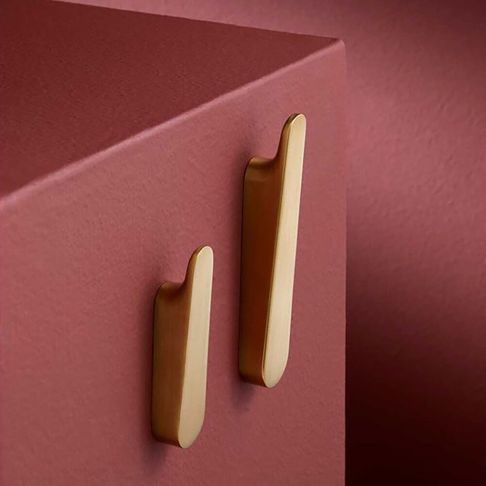 Pyyhekoukkupari Pressalit Style 75 mm, useita värivaihtoehtoja Harjattu messinki