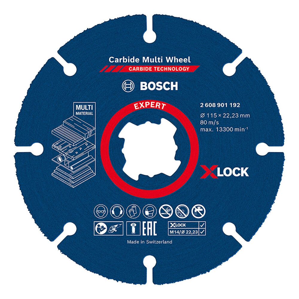 Katkaisulaikka Bosch X-Lock CMW 115 mm