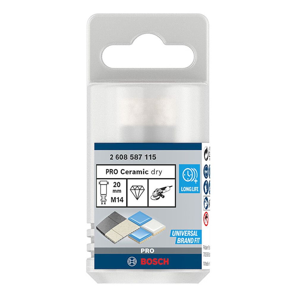 Timanttiporanterä Bosch Dry Speed 20 mm