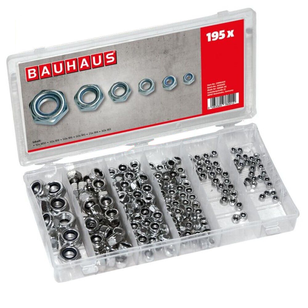 Lukkomutterilajitelma BAUHAUS