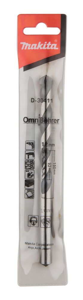 Monikäyttöporanterä Makita Omnibohrer 12 mm