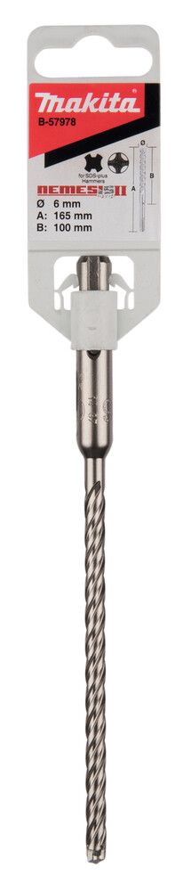 Poranterä Makita SDS-PLUS 6 x 165 mm