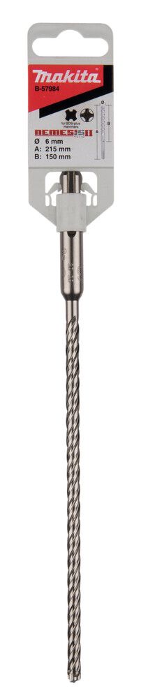 Poranterä Makita SDS-PLUS 6 x 215 mm