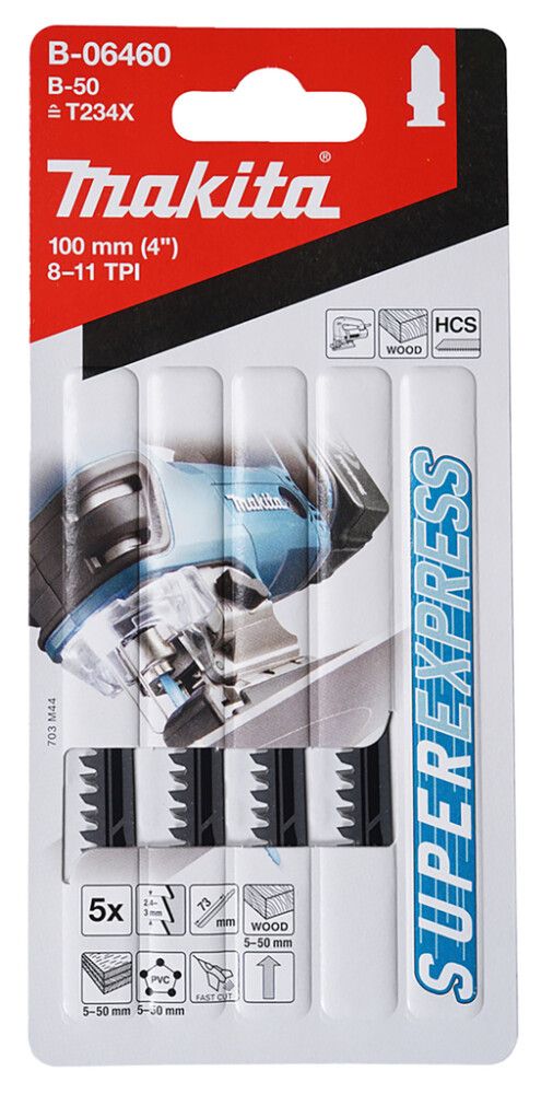 Pistosahanterä Makita 77 mm B50 5 kpl