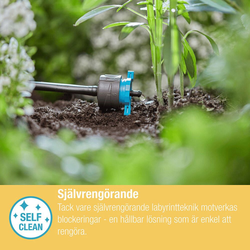 Päätytippusuutin Gardena Micro-Drip säädettävä 8 l