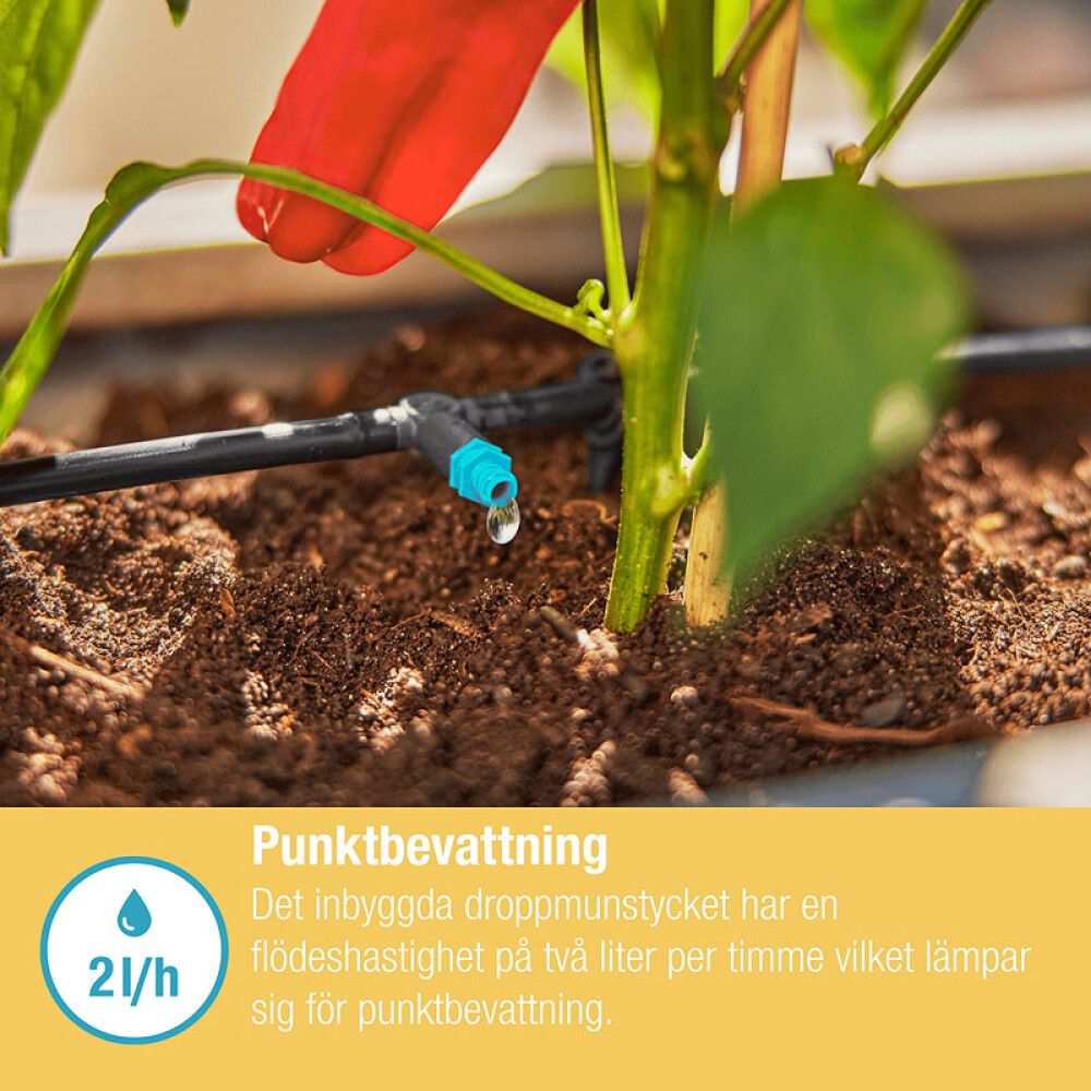Rivitippusuutin Gardena Micro-Drip säädettävä 2 l