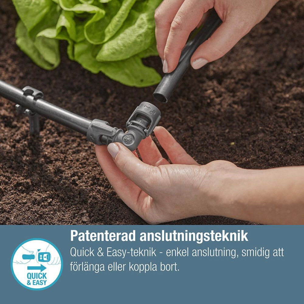 Jatkoliitin Gardena Micro-Drip 13 mm