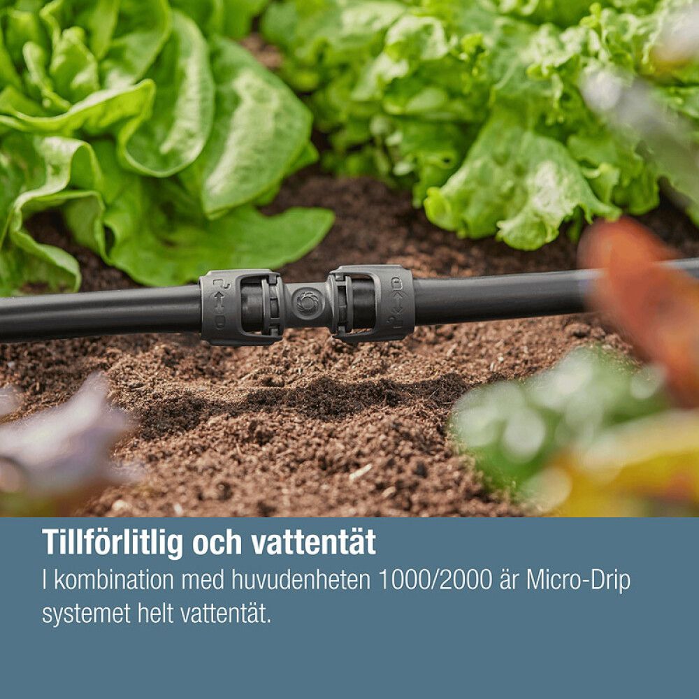 Jatkoliitin Gardena Micro-Drip 13 mm