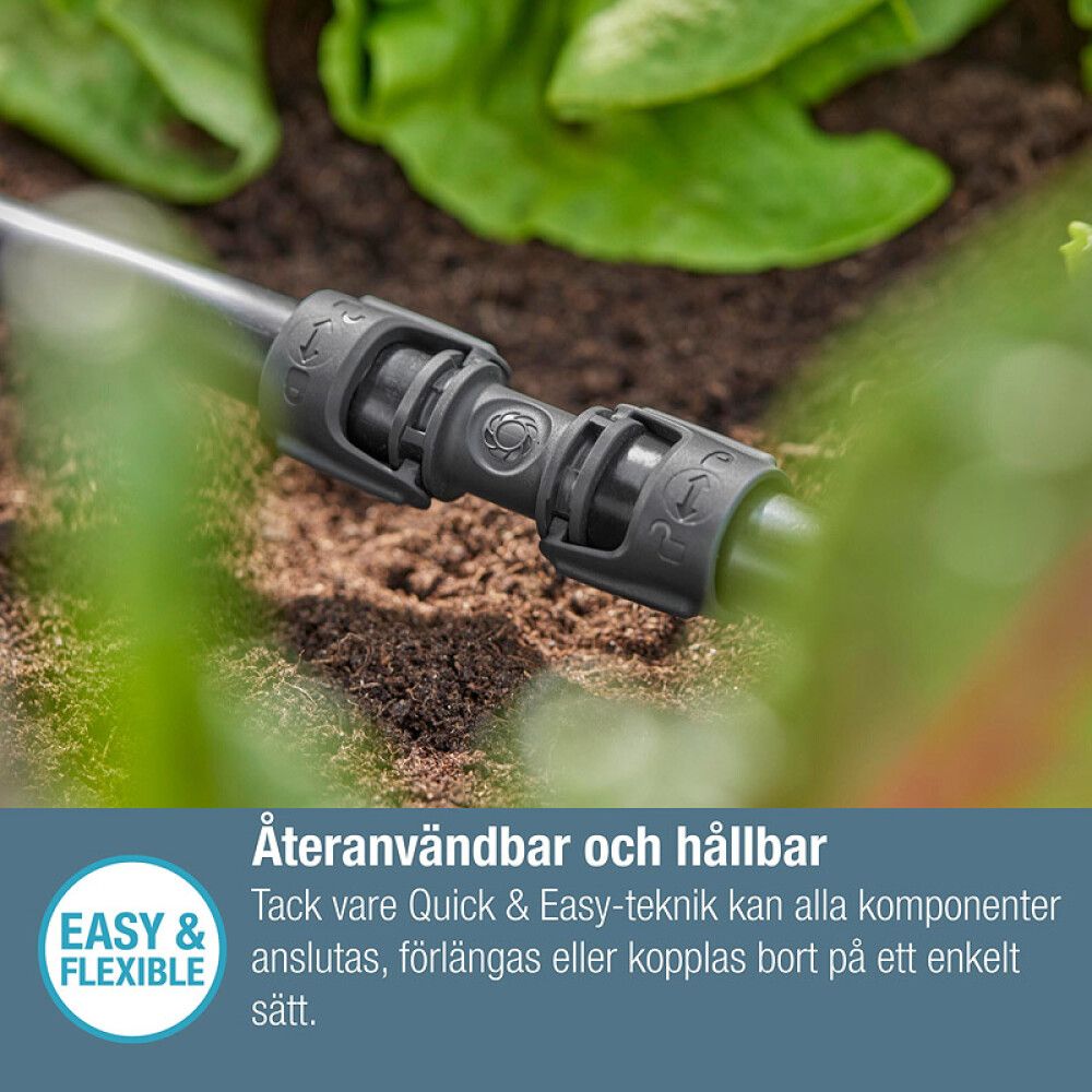 Jatkoliitin Gardena Micro-Drip 13 mm