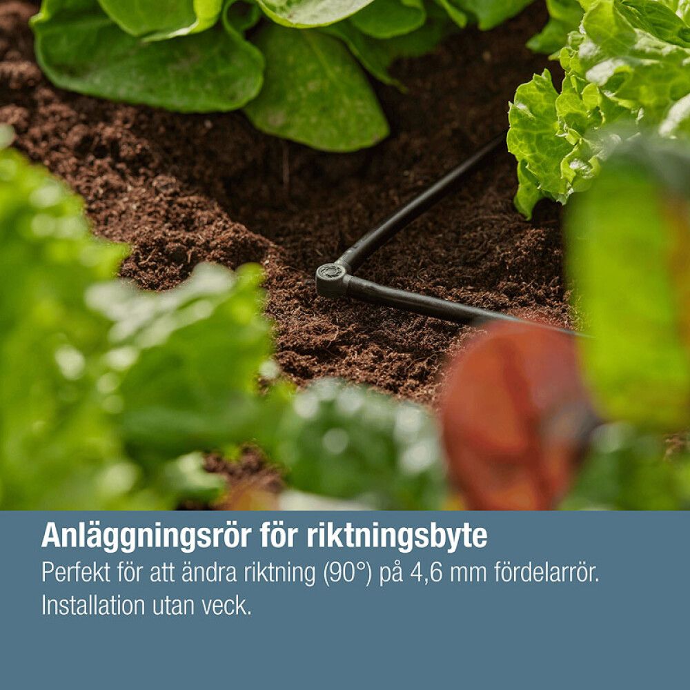 L-liitin Gardena Micro-Drip 4,6 mm