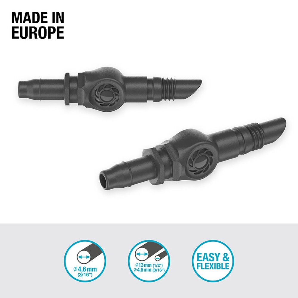 Jatkoliitin Gardena Micro-Drip 4,6 mm