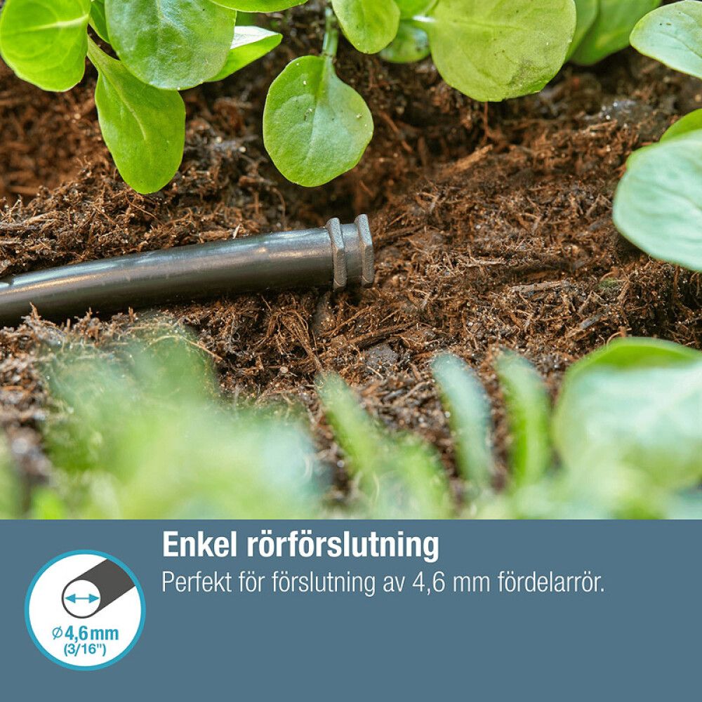 Sulkutulppa Gardena Micro-Drip 4,6 mm