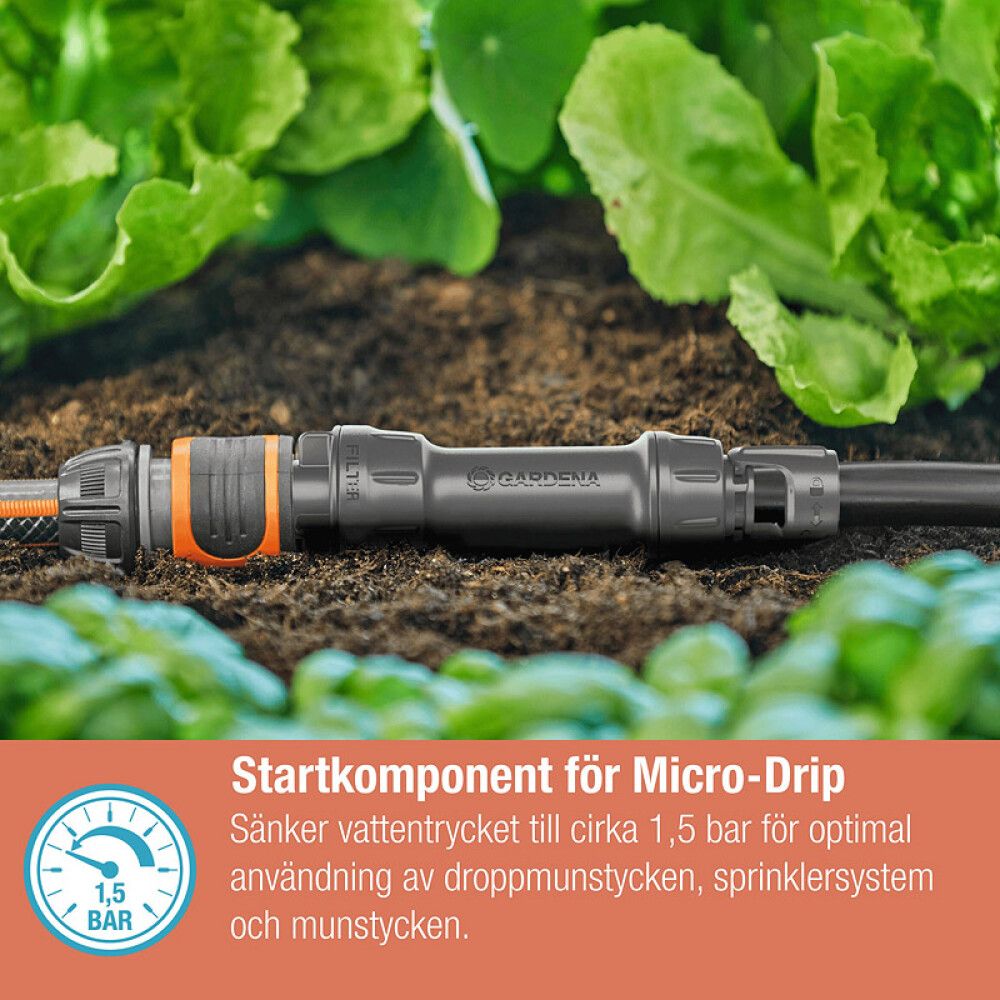 Perusyksikkö Gardena Micro-Drip 1000