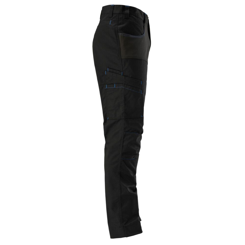 Työhousut L.Brador 1091B musta/sininen 46