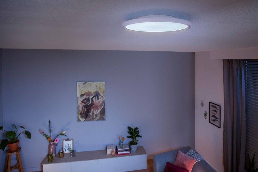 Kattovalaisin Philips Hue Aurelle Round Valkoinen 40 x 5 cm