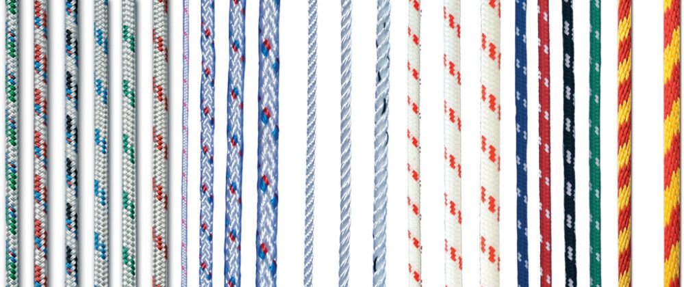 Köysi Seilflechter Dyneema Super 32 Valkoinen/Punainen 4 mm (per metri)