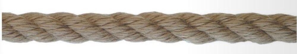 Wikingköysi Kierretty Ruskea 14 mm (per metri)