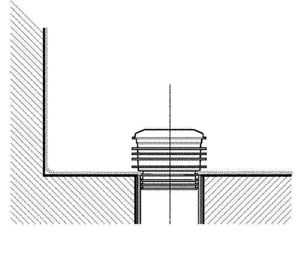 Lattia WC-mansetti Ido Valkoinen D=110/125