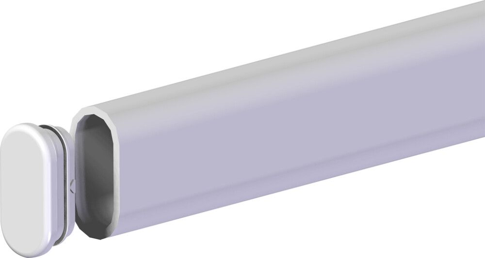 Päätytulppa Lundbergs Valkoinen 2 kpl