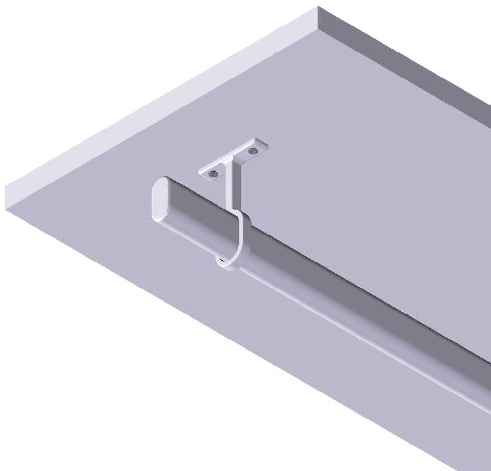 Kattokeskikannatin Lundbergs Vaatetangolle Valkoinen