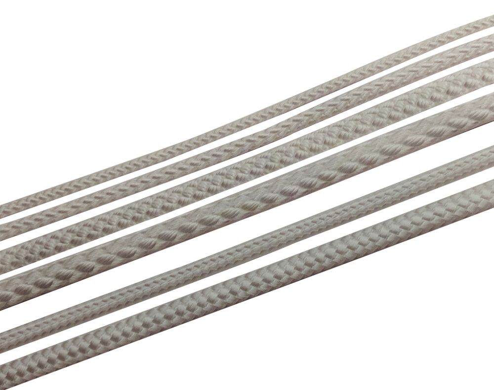 Birolen-naru Seilflechter Palmikoitu Valkoinen 4 mm (per metri)