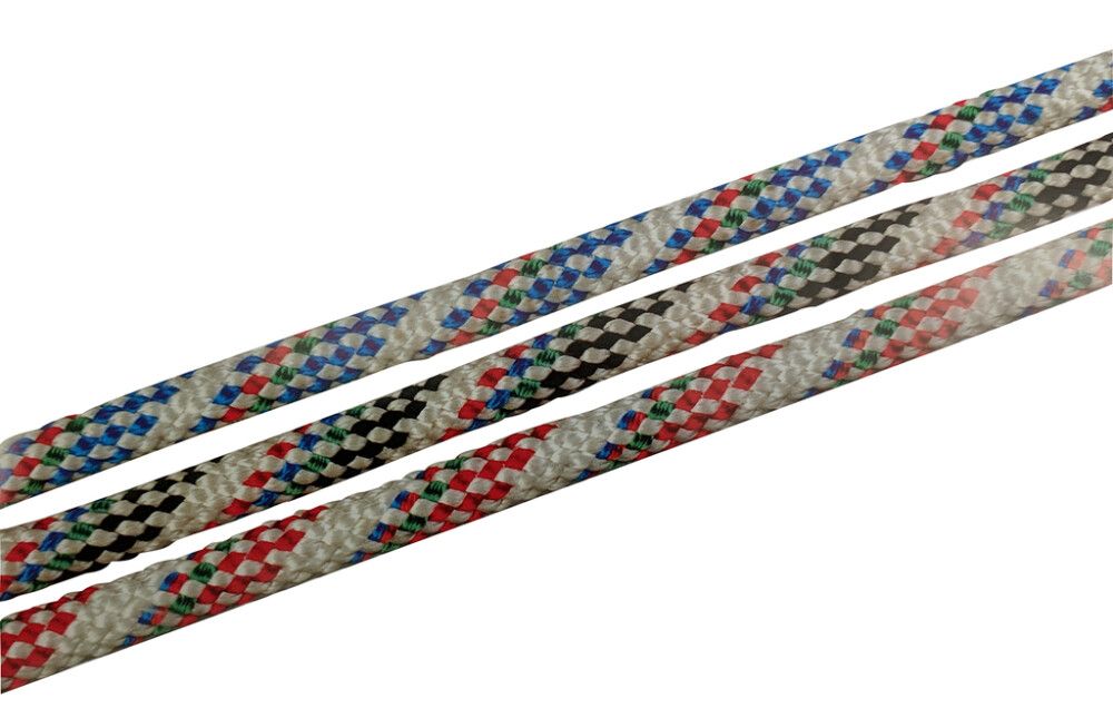 Köysi Seilflechter Atlantik Plus 8 mm 2400 daN Valkoinen/Vihreä (per metri)