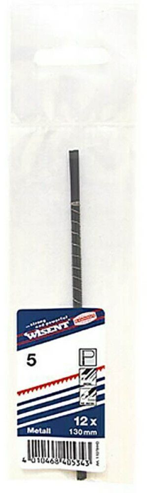 Lehtisahanterä Wisent metallille NR 5 130 mm 12 kpl/pkt