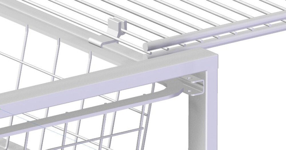 Pidike Lundbergs Ritilähylly Valkoinen