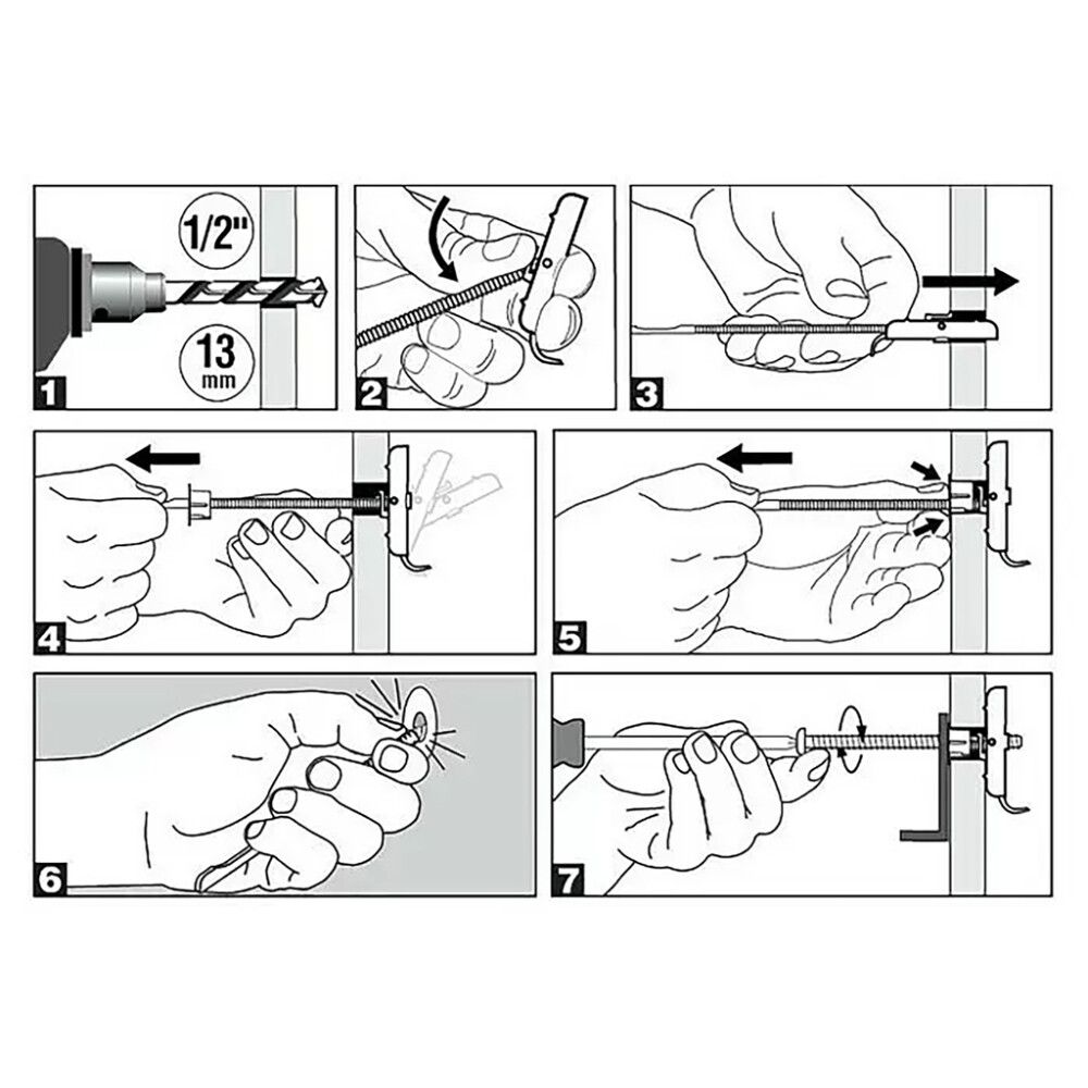 Naula-ankkuri Cobra TripleGrip 172VE 10 kpl/pkt