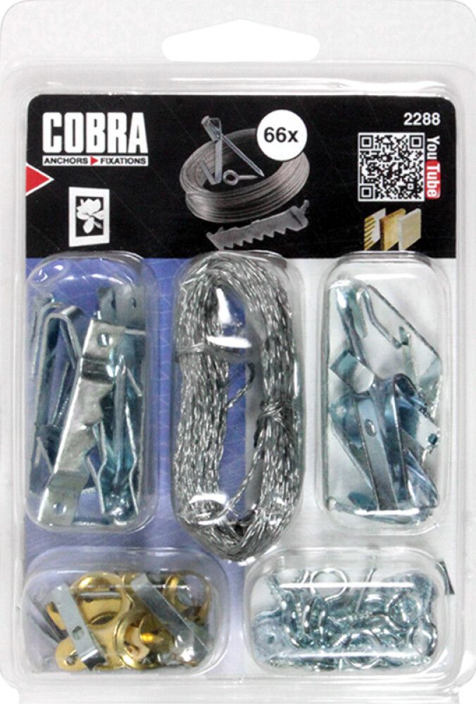 Kuvakoukkulajitelma Cobra Nail'N Hooks 66-os.