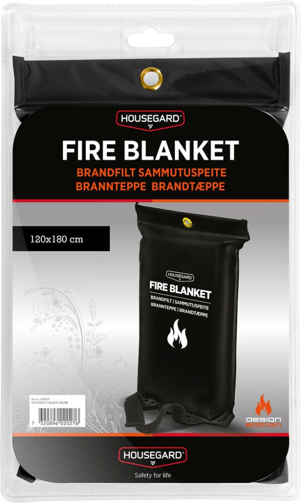 Sammutuspeite Housegard 120 x 180 cm Musta