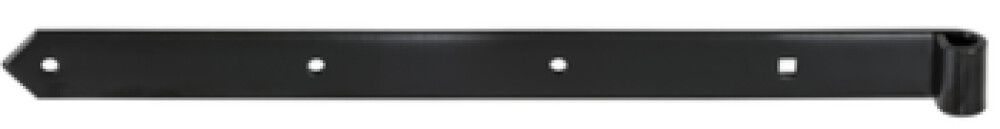 Lehtisarana 300 x 30 mm musta