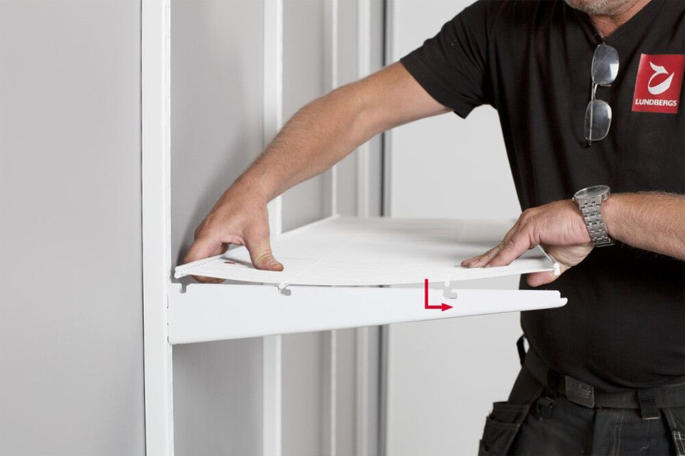 Kannatin Lundbergs 370 mm Valkoinen