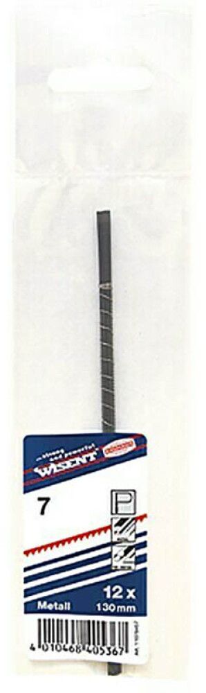 Lehtisahanterä Wisent metallille NR 7 130 mm 12kpl/pkt
