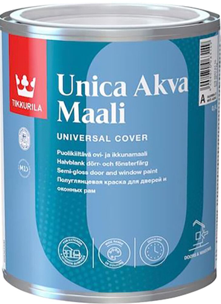 Ovi- ja Ikkunamaali Tikkurila Unica Akva