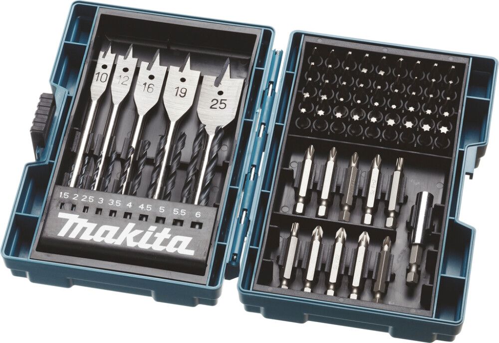 Poranterä- ja ruuvikärkisarja Makita 71-os.