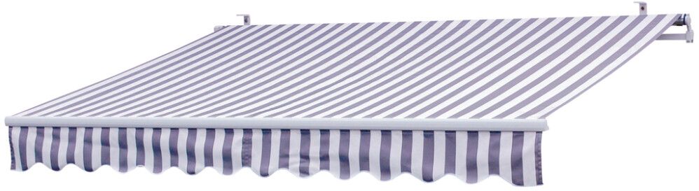 Nivelmarkiisi SunFun Harmaa/valkoinen 3 x 2 m