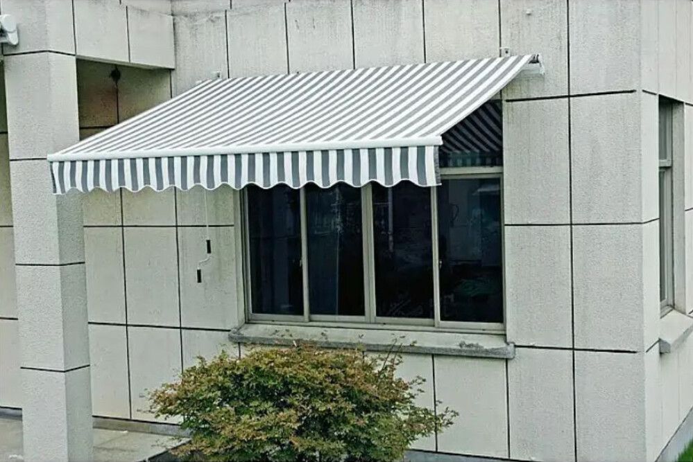 Nivelmarkiisi SunFun Harmaa/valkoinen 3 x 2 m