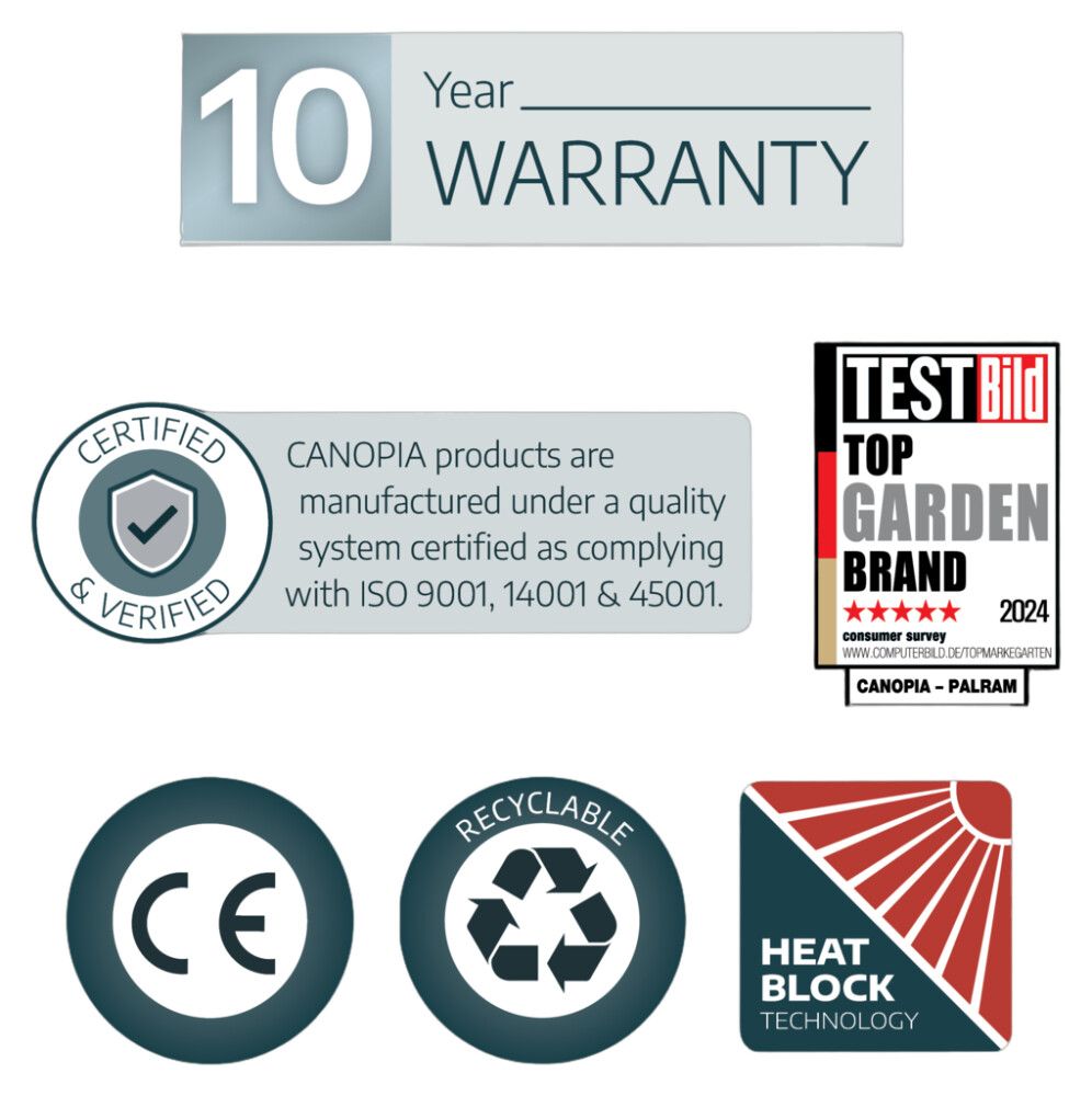 Paviljonki Palram-Canopia Palermo 3000