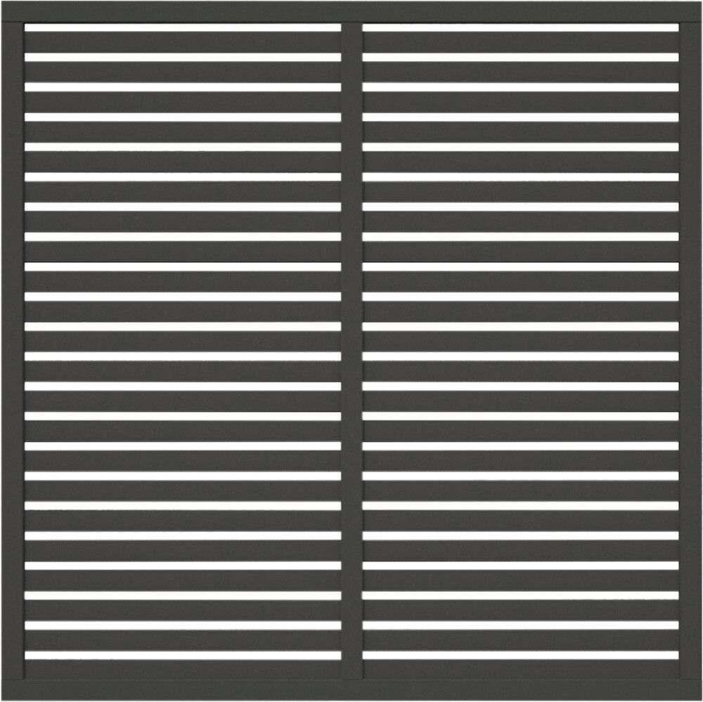 Aitaelementti Palmako Nina 1 harmaa 180 x 180 cm