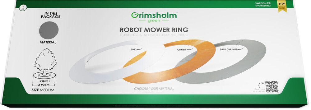 Suojarengas puun ympärille 60/90 cm musta