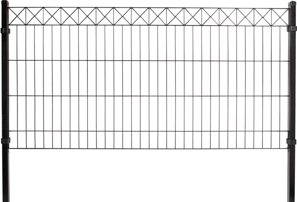 Paneeliaita setti musta 1 kpl paneeli ja 1 kpl tolppa