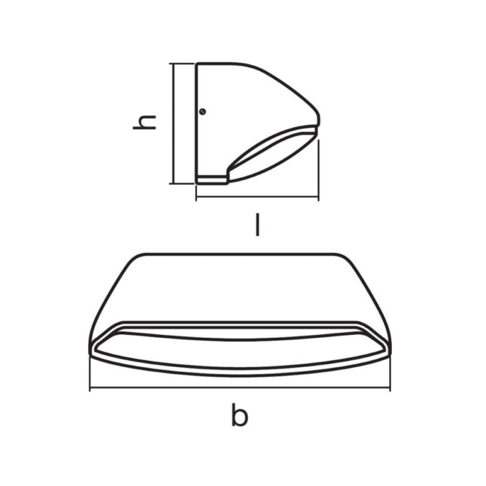 Ulkoseinävalaisin Ledvance Endura Style Wide LED Antrasiitti IP44