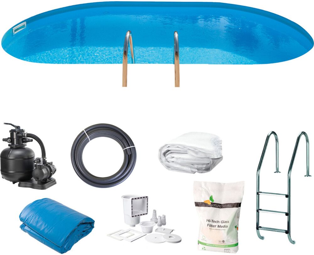 Uima-allas Swim&Fun 700 x 320 x 150 cm upotettava