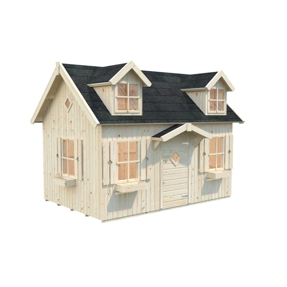 Leikkimökki Palmako Marie parvella 5,2 m²