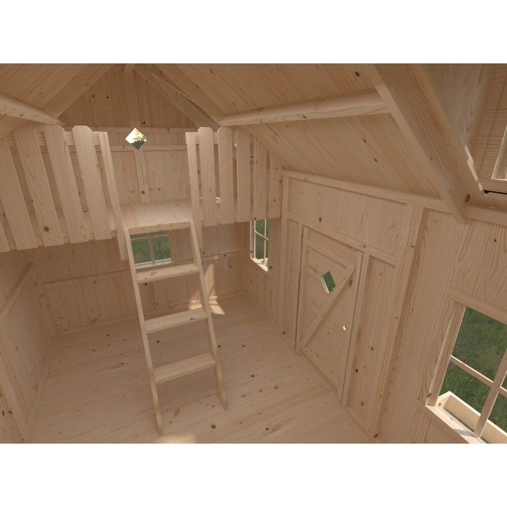 Leikkimökki Palmako Marie parvella 5,2 m²