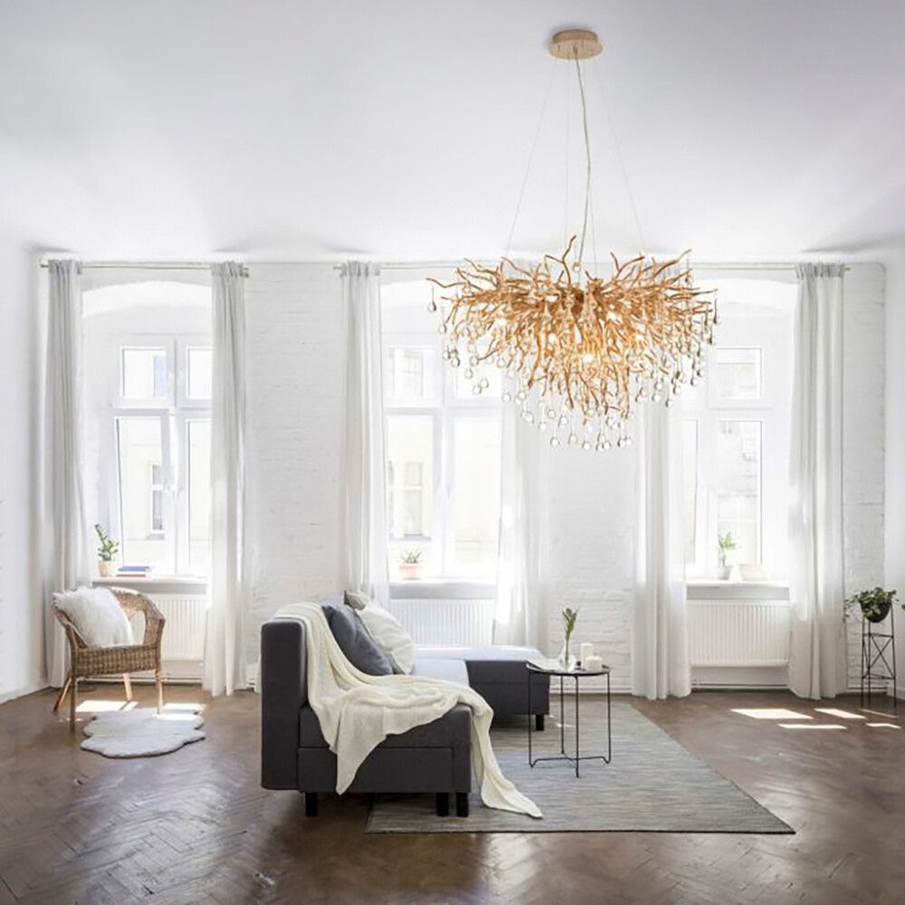 Riippuvalaisin Paul Neuhaus Icicle messinki