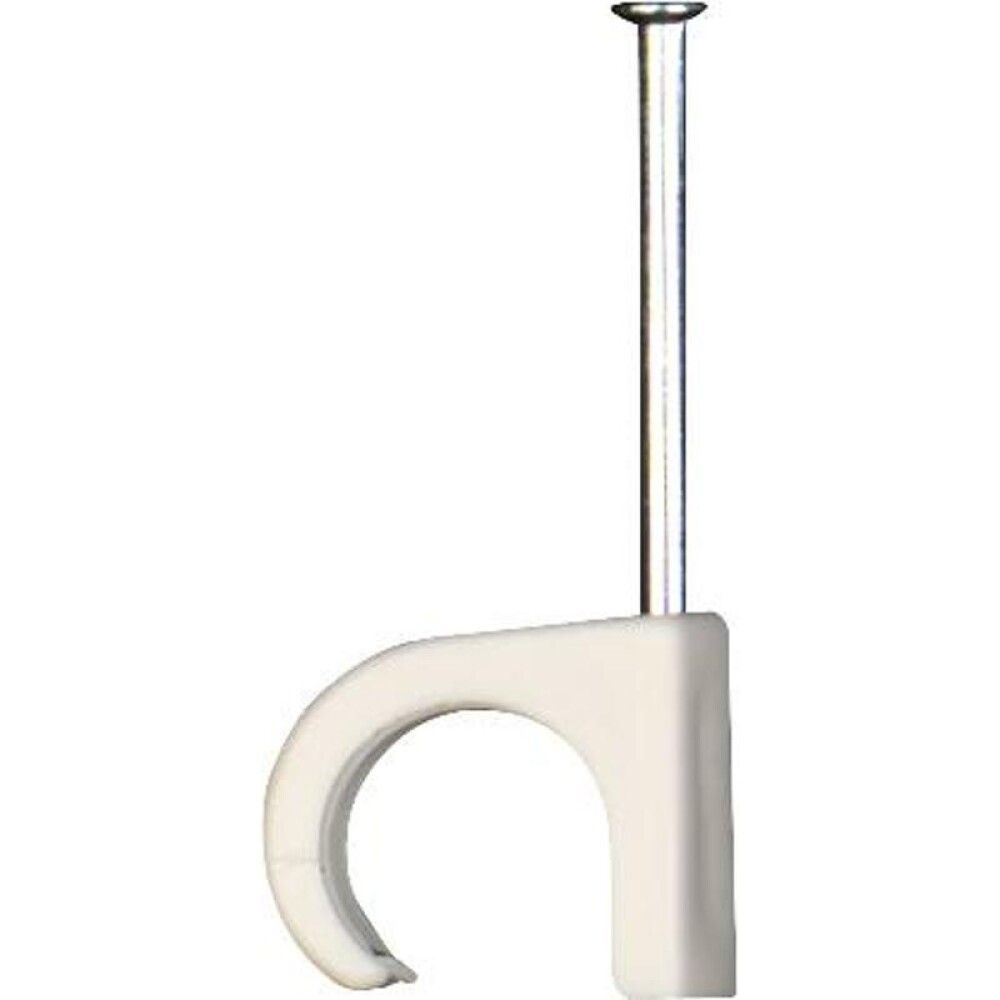 Naulakiinnike Schneider Electric TC 10-14 Valkoinen 100 kpl