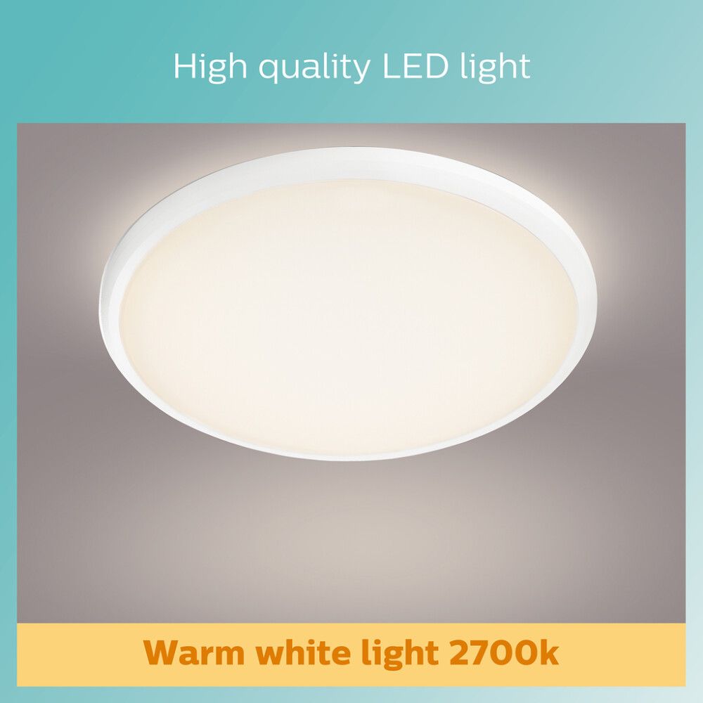 Kylpyhuonevalaisin Philips Spray Hopea Ø 28,7 cm